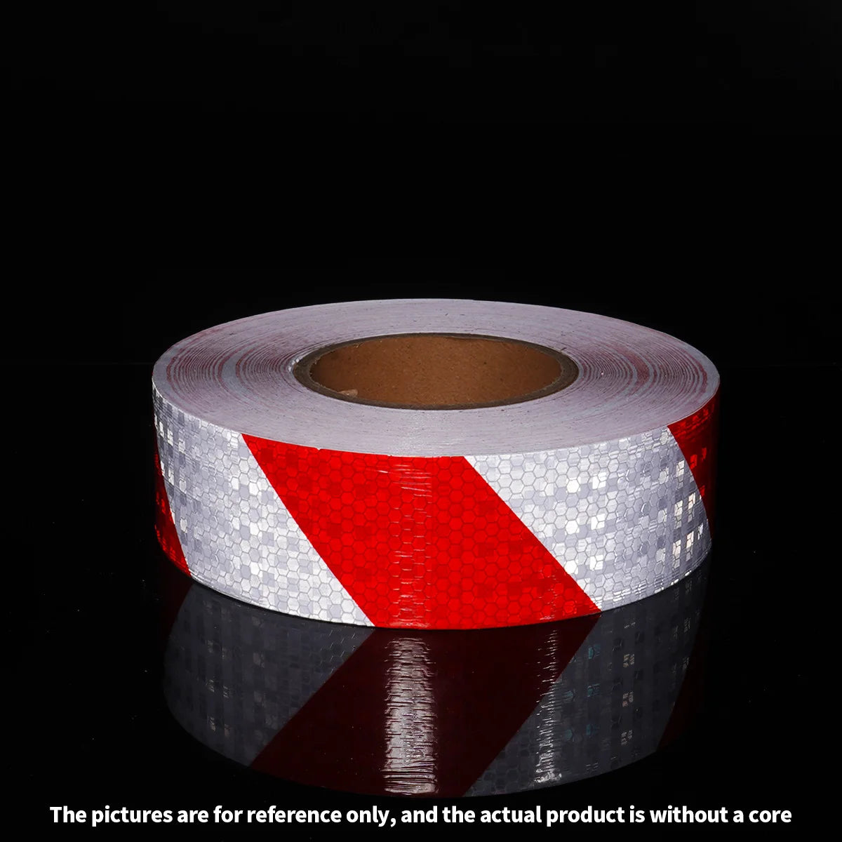 Reflective Safety Warning Tape Self Adhesive Shining Twill Printing for Car Warning Reflective Tape Qme width 5cm 10m
