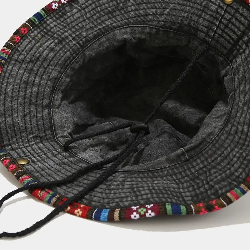 Multicolor Tactical Bucket Hat Cap Camouflage Panama Hats Men Outdoor Sports Hiking Suncreen Sunhat Qme