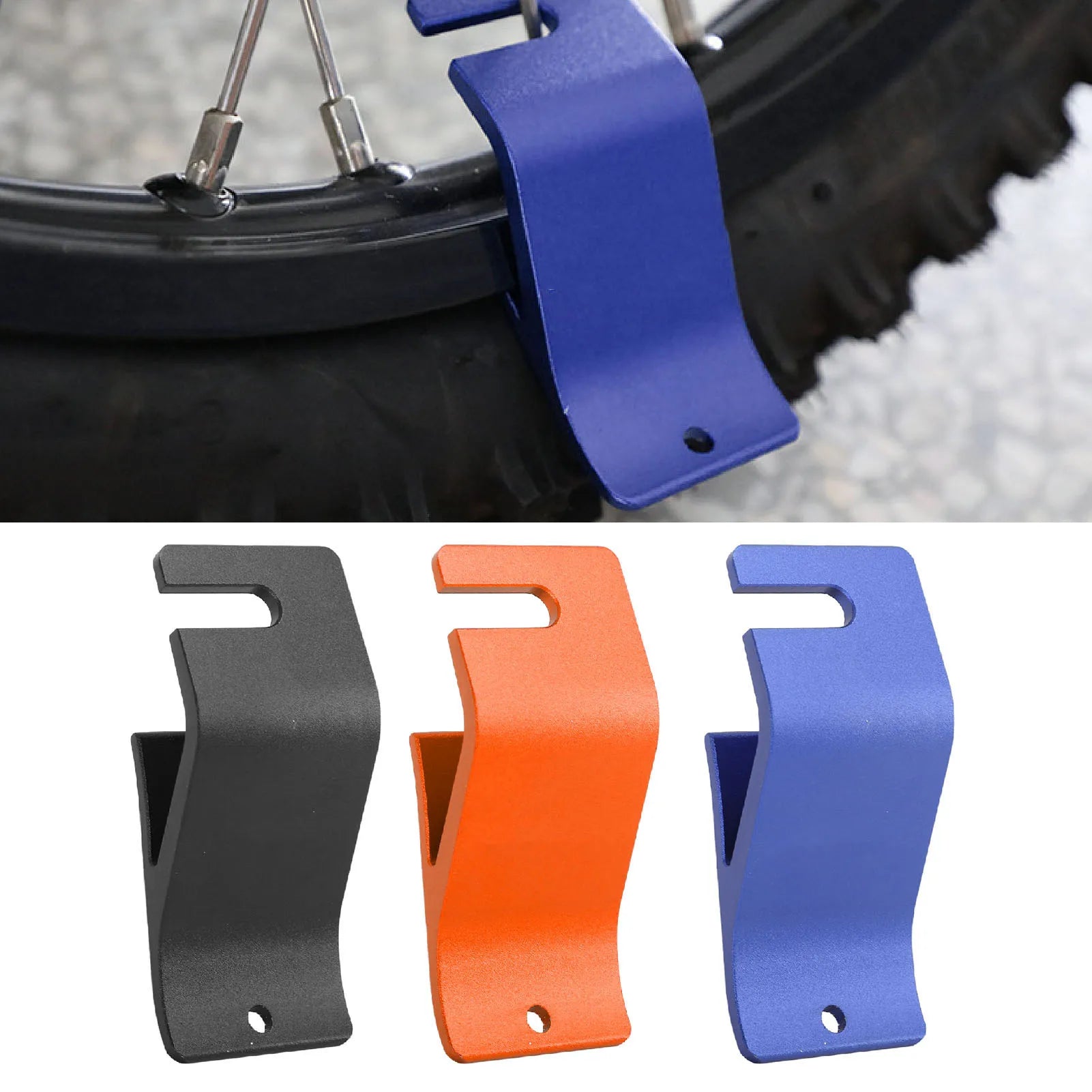 Motorcycle Tire Changer Assist Anodic Oxidation 6061 Aluminum Efficient Tyre Removal Installation Tool for Off Road Bikes Qme