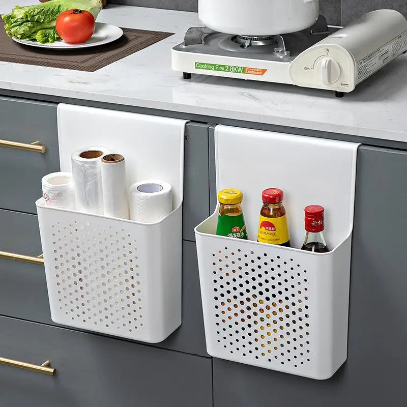 Kitchen Cabinet Door Interior Storage Shelf Box Hanging Hook Behind Qme