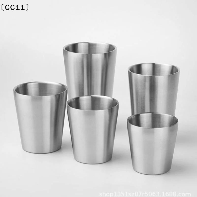 260 300 350 Stainless Steel Premium Drinking Cups Shatterproof Cold Qme