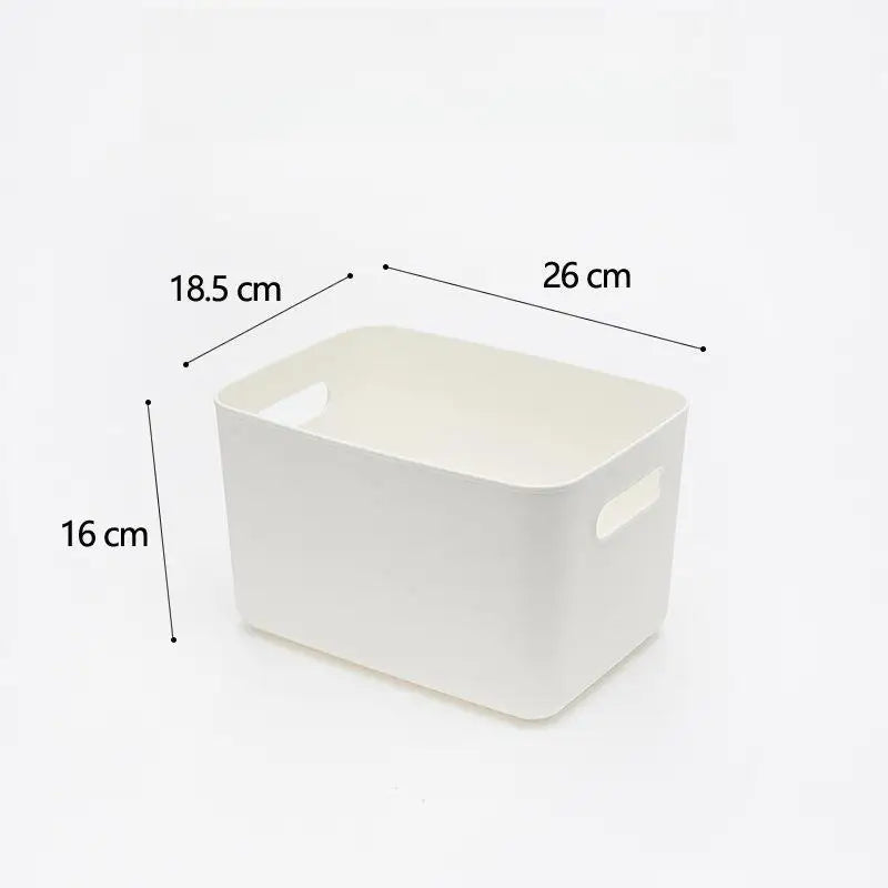 Solid Plastic Storage Box Large Capacity Home Clothing Toy Desktop Qme L