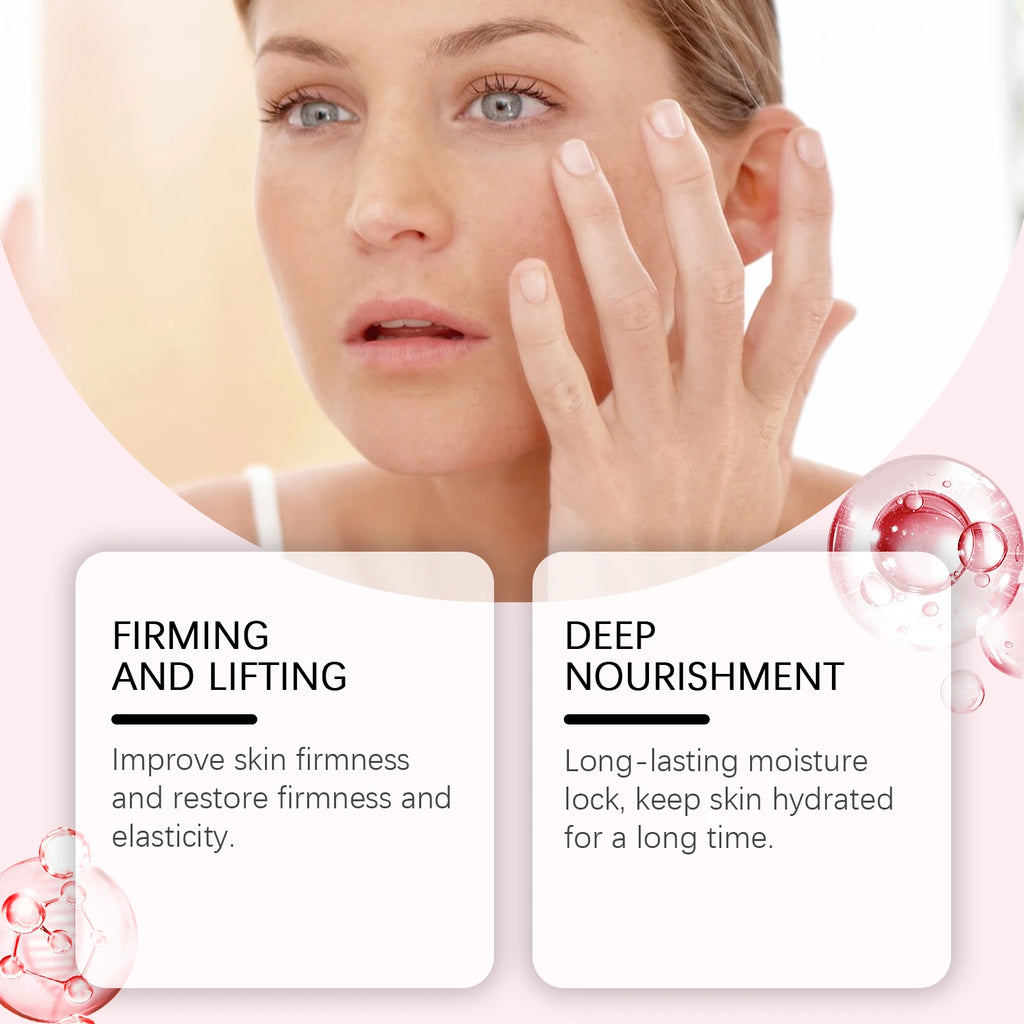 Firming Hydrating Ampoule Firming Smoothing Facial Skin Oil Control & Pore Refining Skin Rejuvenation Essence for All Skin Types Qme