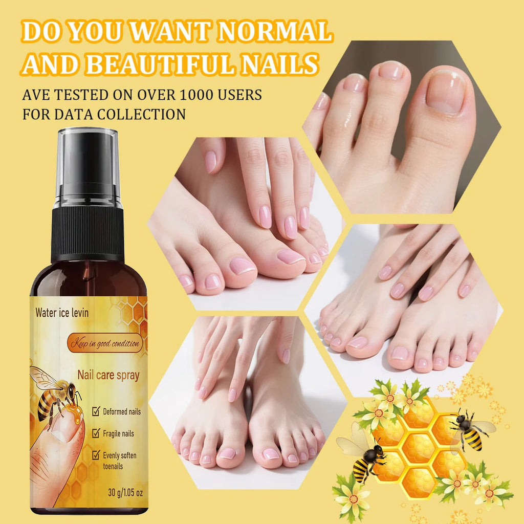 Nutritious Nail Care Spray with Collagen, Soften Dry Fragile Damaged Nails Qme