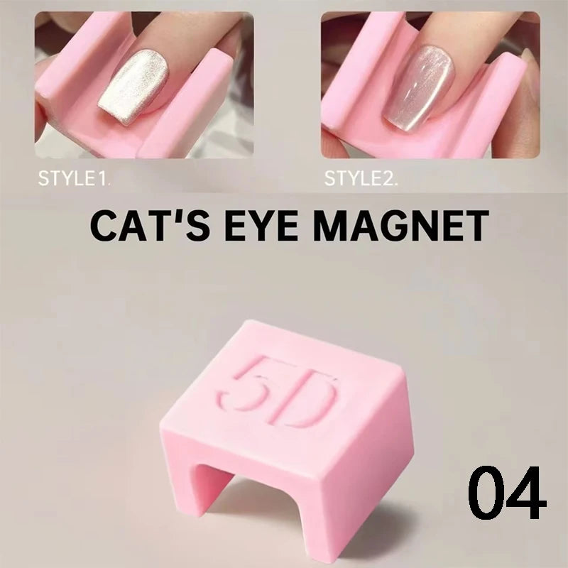 Rotating Cat Eye Nail Magnet Magnetic Sphere Multi-faceted Strong Qme 04