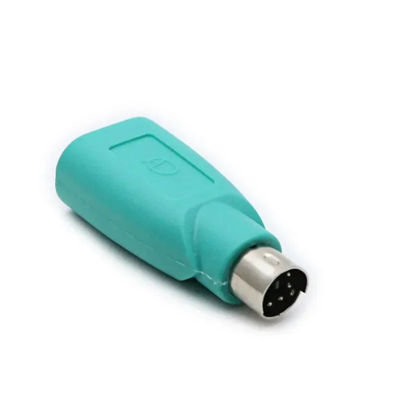 10pcs PS2 Male To USB Female Conversion Plug PS2 Male Round Head Mouse Keyboard Interface Converter Transmission Qme