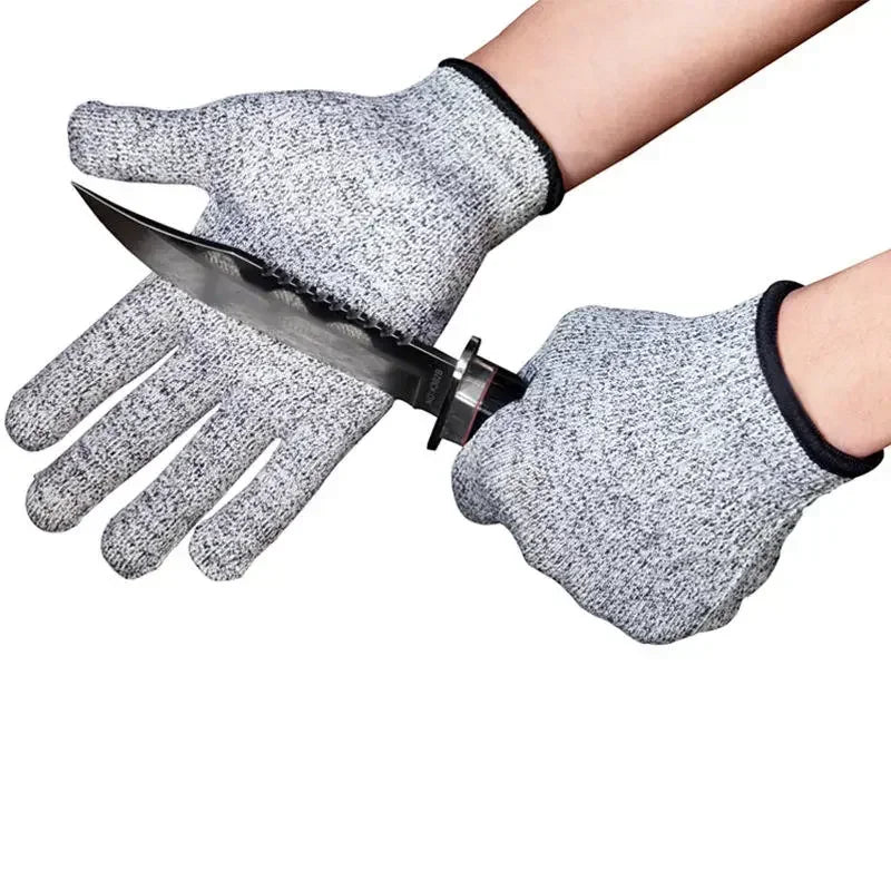 Hand Protective Gloves for Kitchen Gardening, Working Gloves for Butcher Meat Chopping, Mittens for Men and Women, 1 Pair Dropsh Qme S