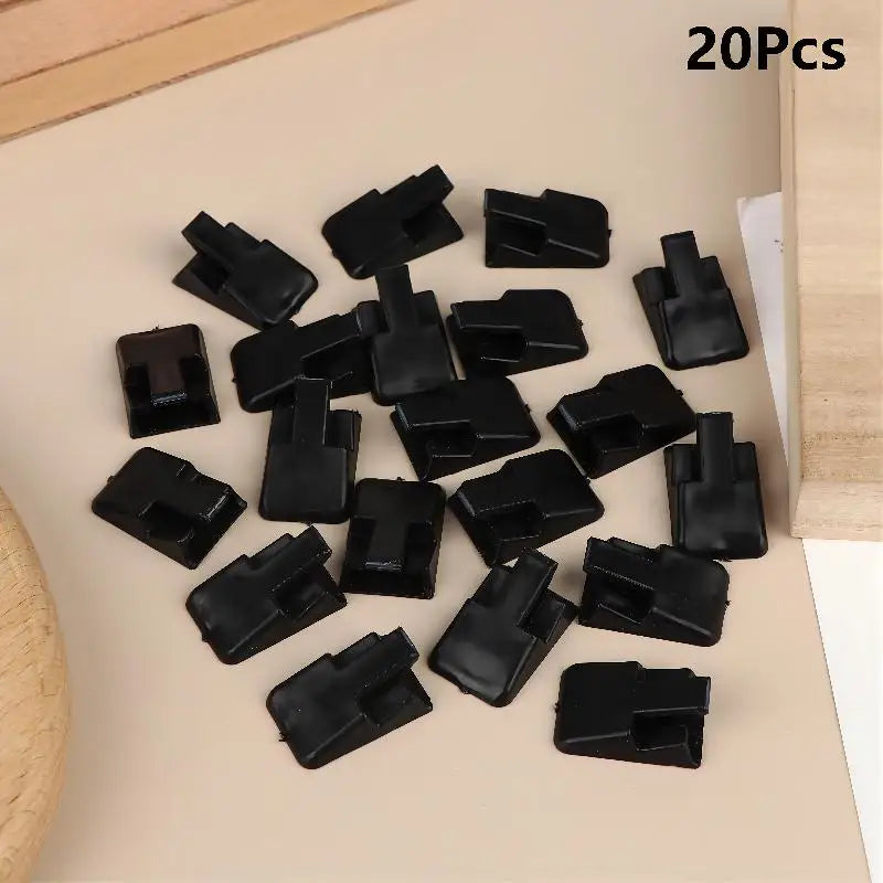 20/5pcs Plastic Ring Display Stands – Jewelry Storage & Showcase Holders for Countertop, Jewelry Organizer for Rings Qme 20Pcs Black