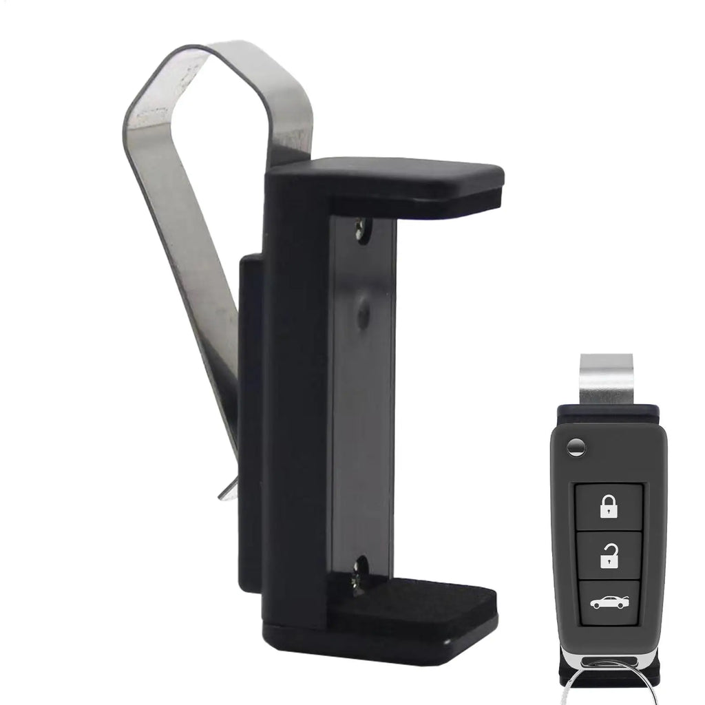 Car Remote Control Clip Adjustable Car Remote Holder Visor Clip Replacement Garage Remote Clip Convenient Garage Door Remote Qme