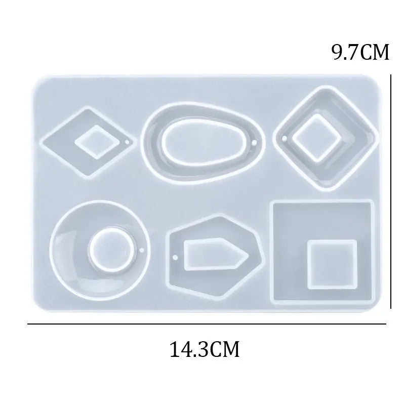 Earring Resin Molds Jewelry Casting Silicone Pendent Epoxy Women