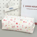 Cute Cat Print Pencil Case Bag Pouch Teach Gadget Storage Makeup Qme A2