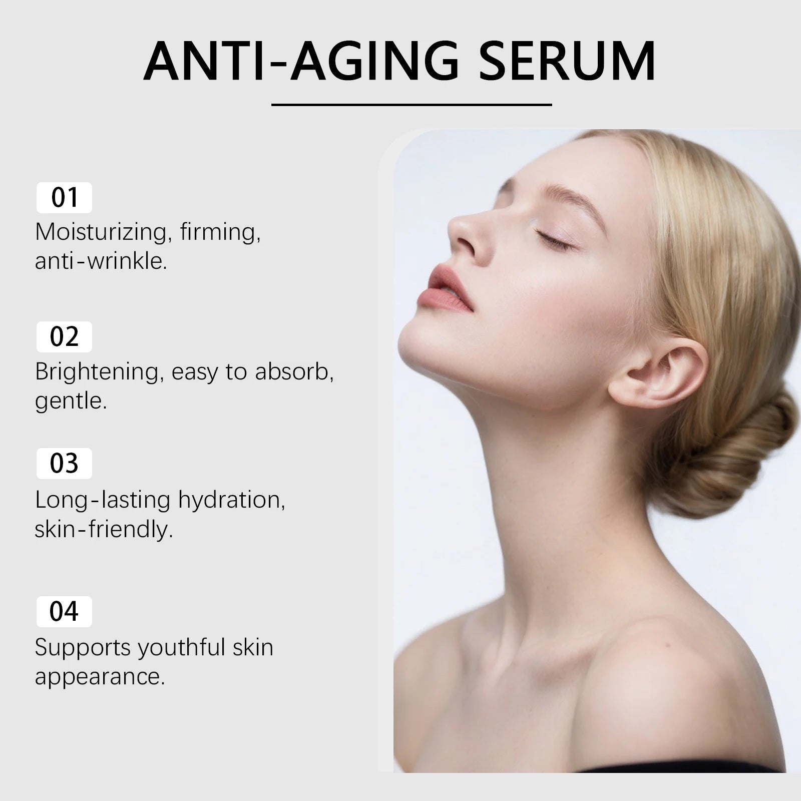 Retinol Essence Anti-Aging Serum Reduces Fine Lines Wrinkle Lifting Firming Brightening Hydrating Facial Serum Skin Care Qme