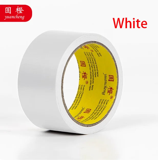 10M 20mm-60mm Adhesive Fabric Duct Tape Strong, Carpet Tape Waterproof, White Tape Decorative, 10 Meter Automotive Fabric Tape Qme