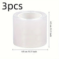 Plastic Cover Wrap Film For Eyelash Plant Eyebrow Tattoo, Disposable Plastic Wrap For Permanent Make Up Tattoo Clear Wrap Qme 3pcs 42mmX200m