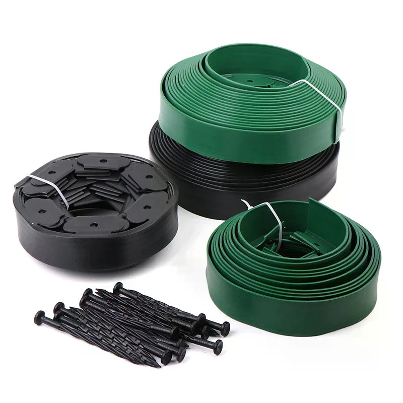 Durable Plastic L-Shaped Isolation Belt, Tree Ring Retaining Board, Lawn Greening Root Wall Qme