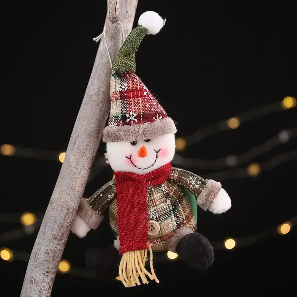 Santa Claus Doll Chirstmas Decorations Home Decor Table Elk Doll Christmas Ornaments Xmas Navidad Gifts Happy New Year 2025 Qme