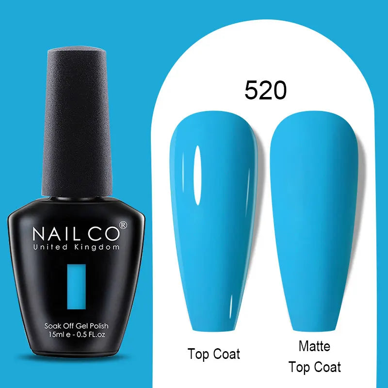 NAILCO Nude Nails Gel Nail Polish UV LED Semi-permant Varnish Hybrid