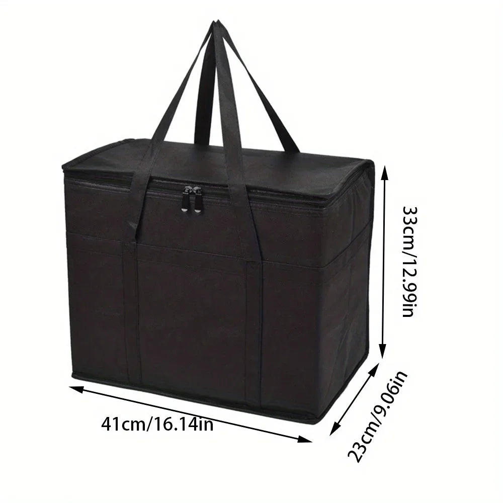 Keep Your Food and Drinks Cool and Fresh with Our Extra Large Insulated Picnic Bag! Qme