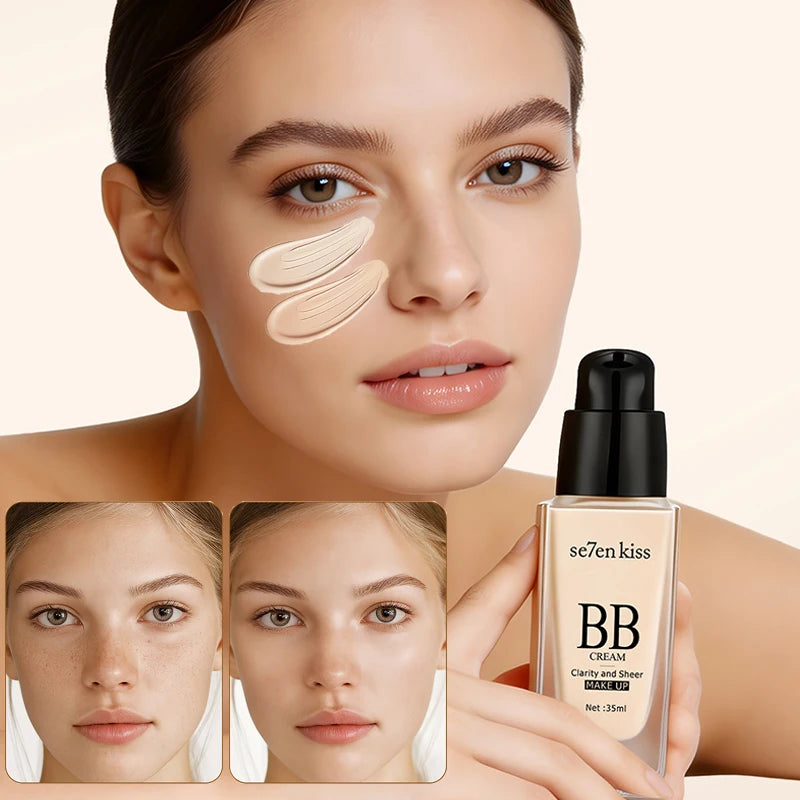 Lightweight Moisturizing Liquid Foundation Durable Waterproof Qme