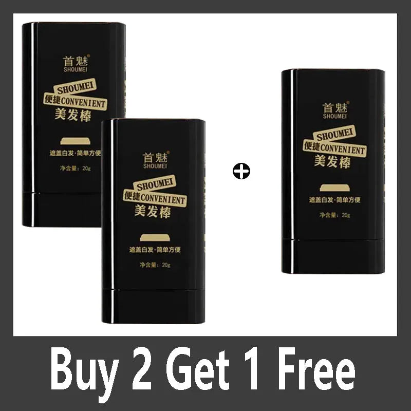 Hair Stick Gray Hair Covering Artifact No Color Loss Disposable Dye Stick Hair Roots Dyeing and Color Qme Buy 2 Get 1 Free