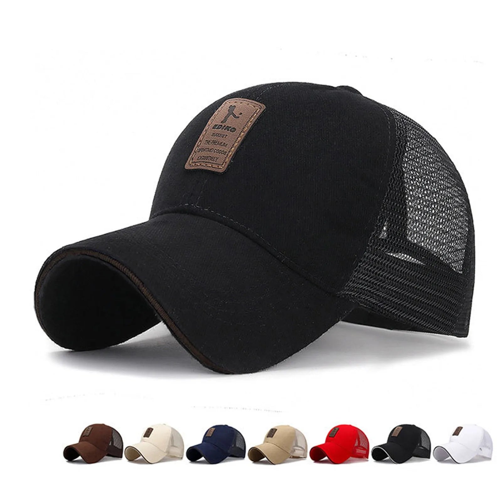 New Quick Dry Mesh Breathable Running Baseball Cap Summer Sun Protection Fishing Hat for Men Women Outdoor Running Hiking Cap Qme