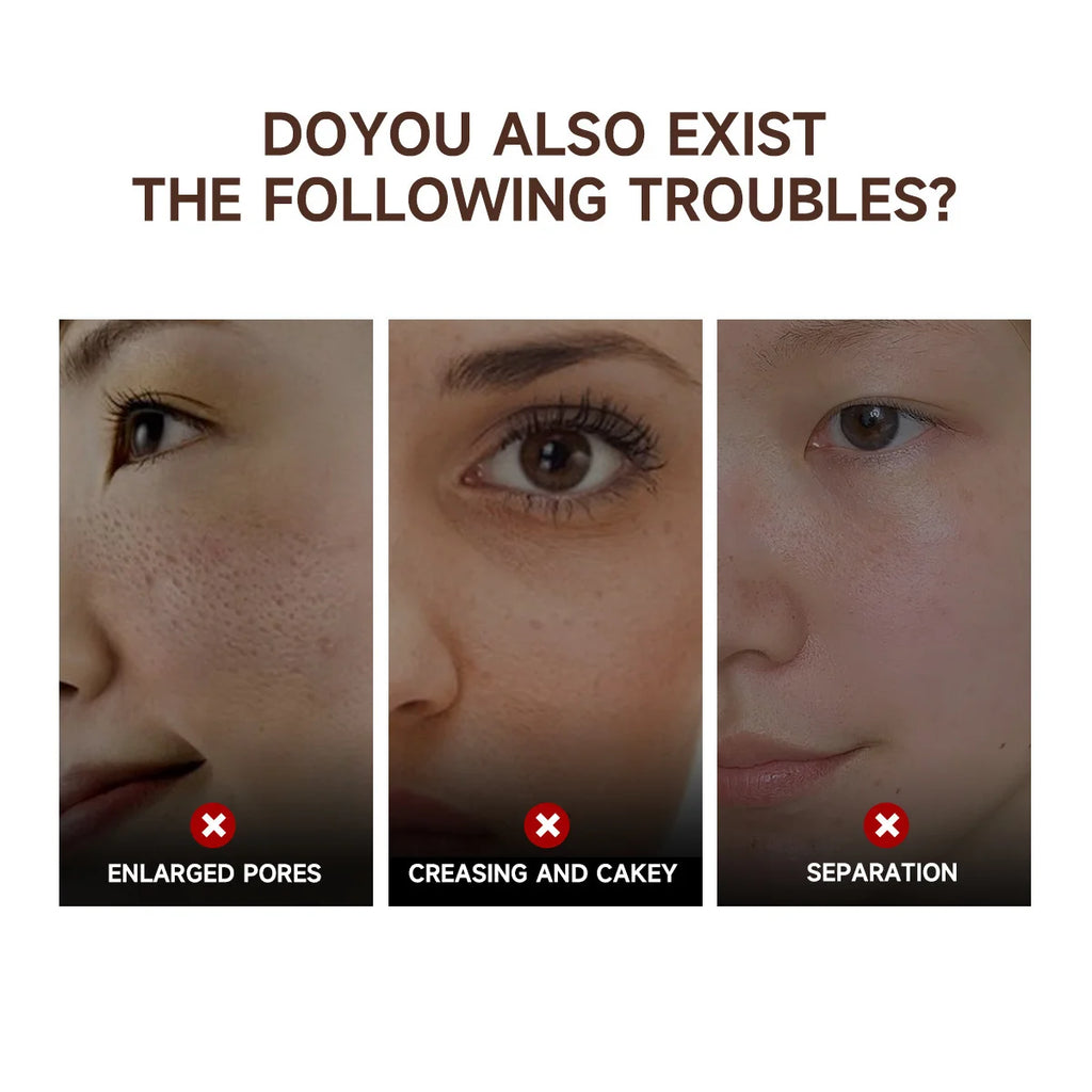 Flawless Finish Foundation Primer Pore-invisible Oil Control Coverage Qme