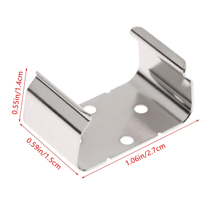 Replacement Battery Clip Bc-69 Model Spring Steel 9V Fixed Holder Qme