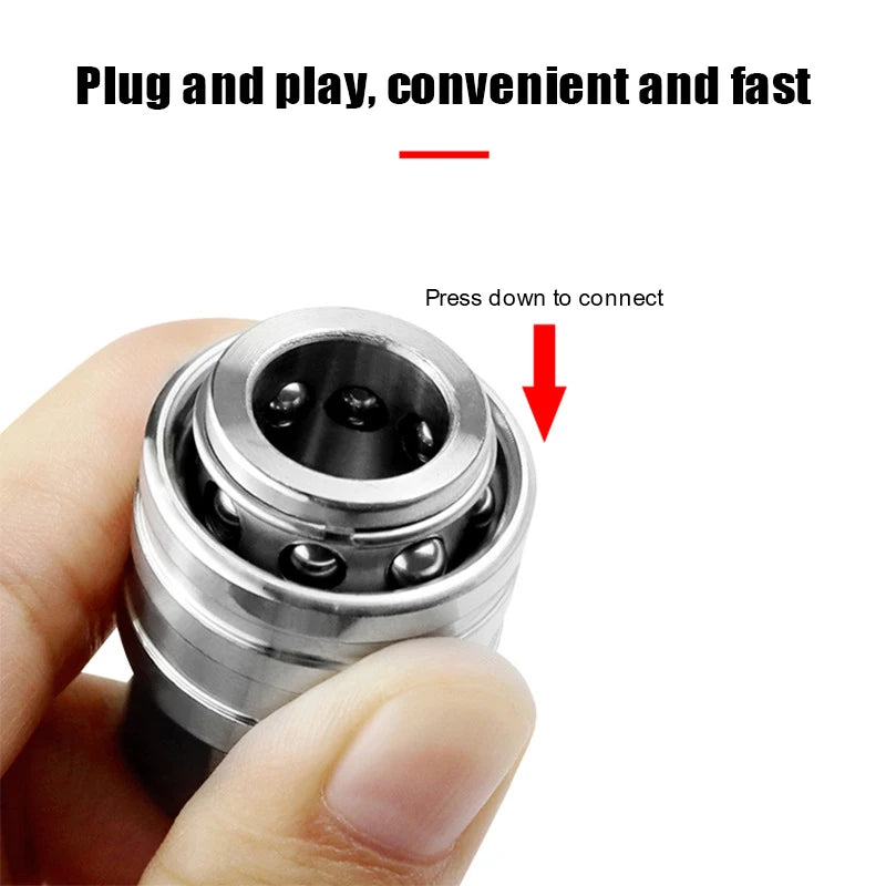 High Pressure Washer Adapter 1/4" Quick Connector Quick Release Fitting G1/4 Quick Plug Connector Pressure Washer Accessories. Qme