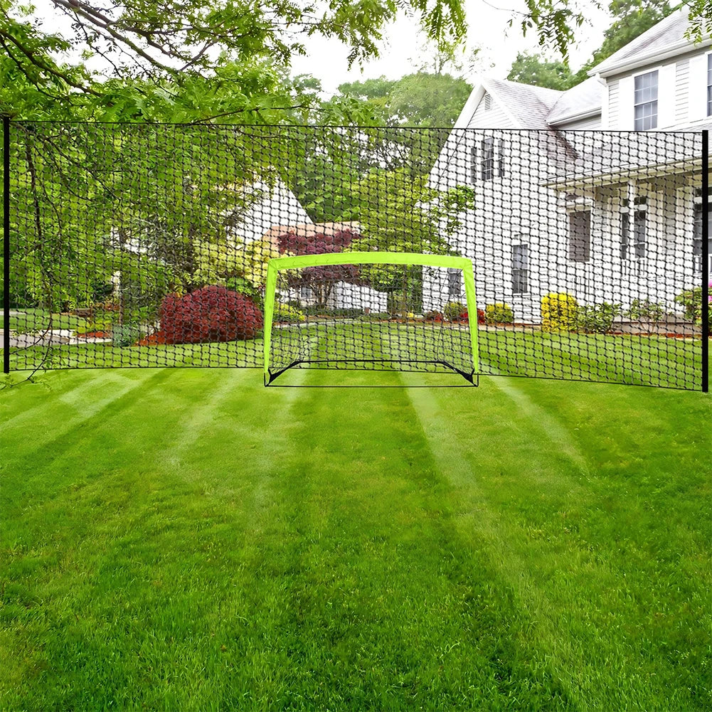 Black Soccer Backstop Net, Sports Practice Barrier Net,Solid Golf Ball Hitting Netting ,Garden Net Balcony Protection Safe Net Qme