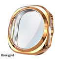 Glass+Case for Samsung Galaxy Watch 7/FE 40mm 44mm Waterproof PC Hard Bumper Galaxy Watch 7 Ultra 47mm Cover+Screen Protector Qme RG Watch 7 Ultra 47mm