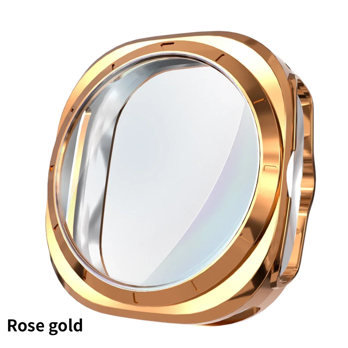 Glass+Case for Samsung Galaxy Watch 7/FE 40mm 44mm Waterproof PC Hard Bumper Galaxy Watch 7 Ultra 47mm Cover+Screen Protector Qme RG Watch 7 Ultra 47mm
