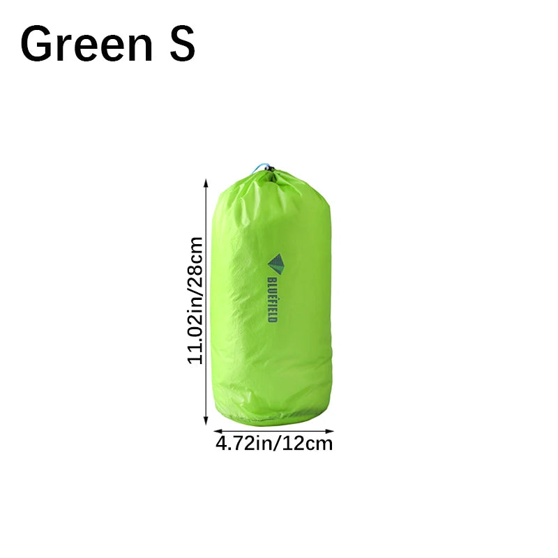 Cord Bag Outdoor Dry Waterproof Nylon Storage Pouches Tent Peg Travel Qme Green S