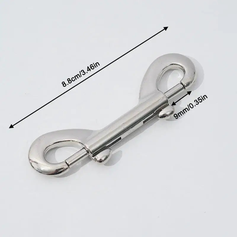 Double Ended Scuba Diving Hook Zinc Alloy Quick Draw Carabiner Qme
