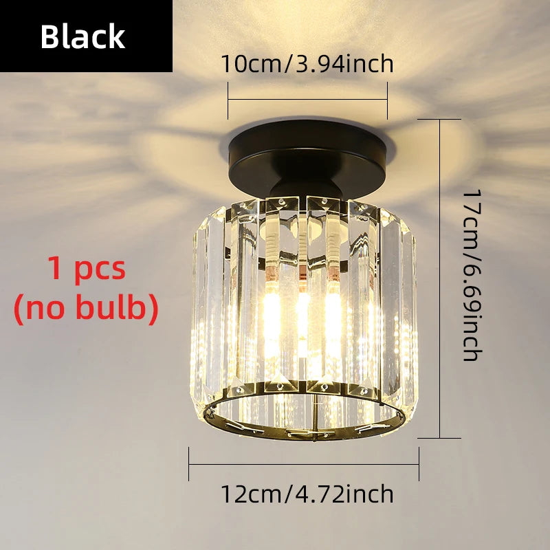 New Crystal Ceiling Chandeliers Living Room Hanging Lamp Bedroom Ceiling Lamp Villa Chandelier Lighting Room decor Lighting Qme A
