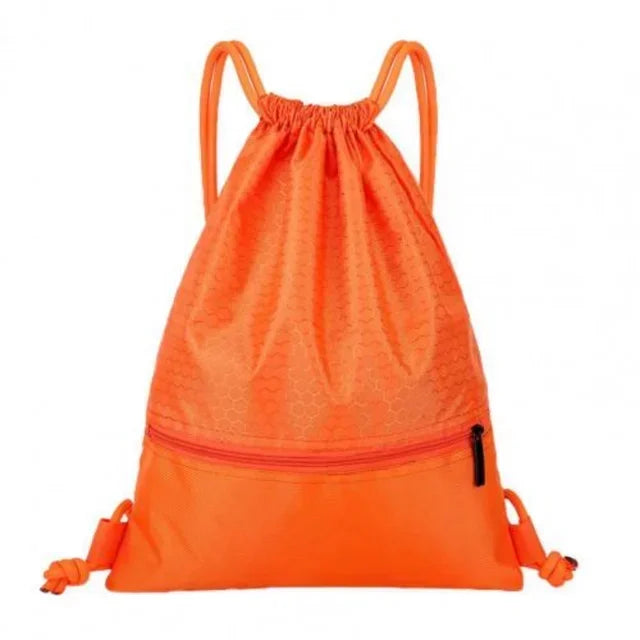 Outdoor Sports Waterproof Backpack Portable Folding Bag Student Qme Orange