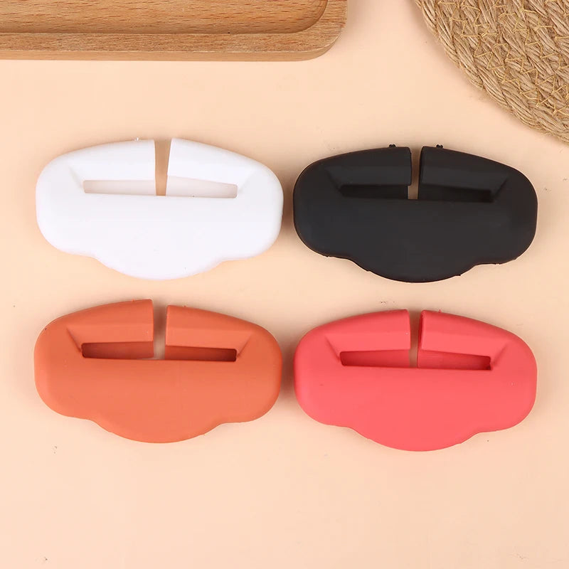 Universal Safety Seat Belt Buckle Covers Scratch Proof Rubber Qme