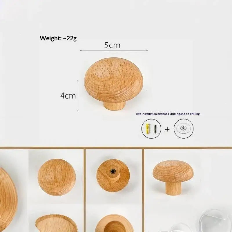 Natural Wooden Wall Mounted Coat Hooks Space Efficient Hanger Small Qme A6