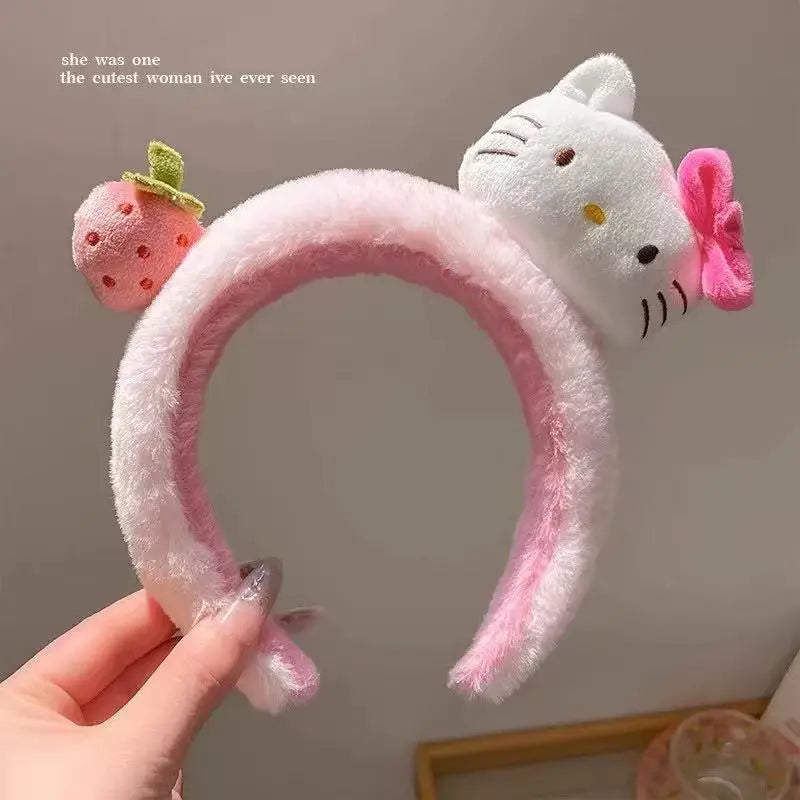 Hellokitty Cute Cartoon Headband Versatile Washing Face Applying Qme 5