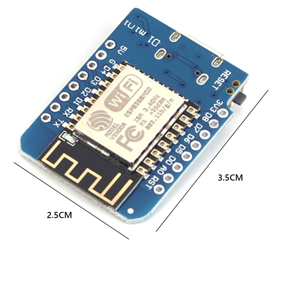 ESP8266 ESP-12F D1 Mini WIFI Development Board NodeMCU Lua D1 Mini WIFI Development Board NodeMCU Lua Module for Arduino Qme