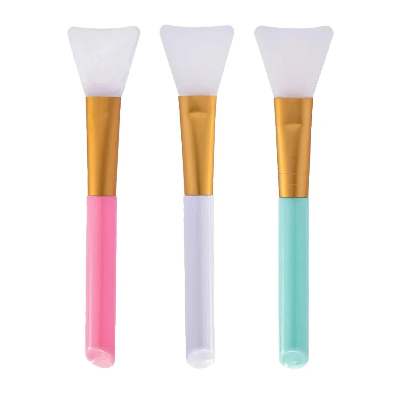 1/2/3/5-pack Silicone Facial Mask Brushes - Mild and Soft, Suitable for All Skin Types, Mud Film Brush DIY Adjusting Beauty Tool Qme 3pcs 01