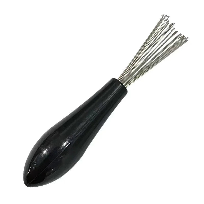 Comb Hair Brush Cleaner Plastic Metal Cleaning Remover Embedded Tool Qme black China Mainland