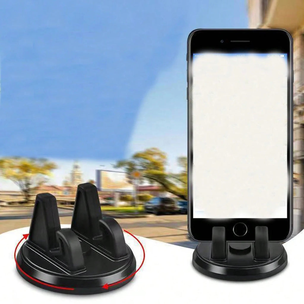 360 Degree Rotatable ABS Adhesive Car Phone Holder Mount Suitable Qme