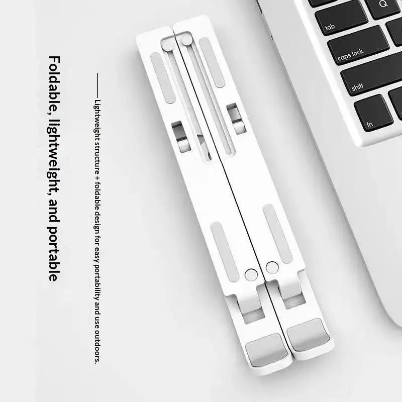 10Gears Adjustable Laptop Holder Foldable Notebook Stand Portable Qme