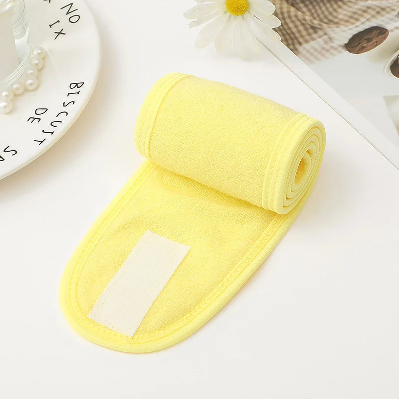 Eyelash Extension Headband Makeup Eyelash Extension Supplies Lashes Accessories Face Washing Bath SPA Facial Adjustable Headband Qme Gold