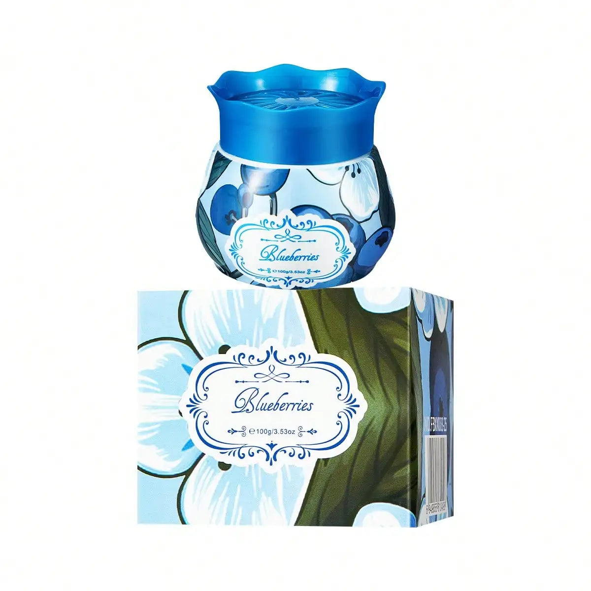 FORMBO Aromatherapy Cream Small Round Candle Natural Fragrance Home Qme blue