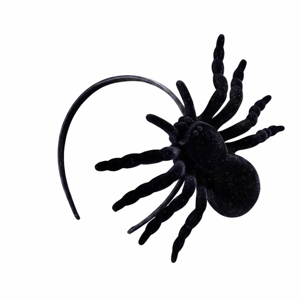 Hair Accessories Cartoon Spider Headband Black Animal Women Hoop Qme Black