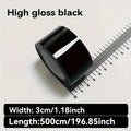 Car Door Edge Protective Film Glossy Surface, Packaging Tape, with Self-Adhesive Universal, Car Window Decorative Film Tape Qme Default Title