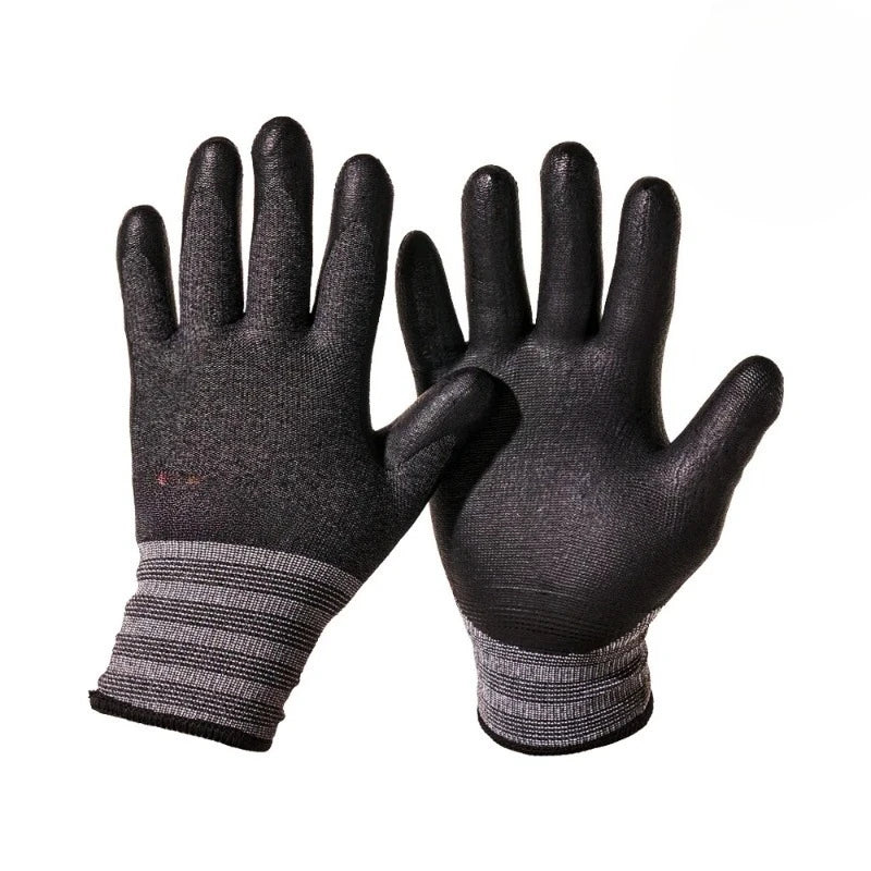 1PCS Touchscreen Work Gloves Cut Resistant Anti-Slip Thickened Anti-Static Labor Safety Gloves for Construction Qme