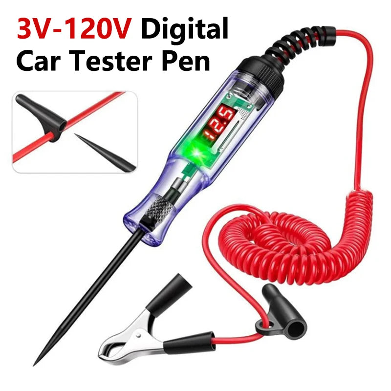 3V 120V Car Diagnostic Probe Test Pen Compact Automotive Circuit Qme