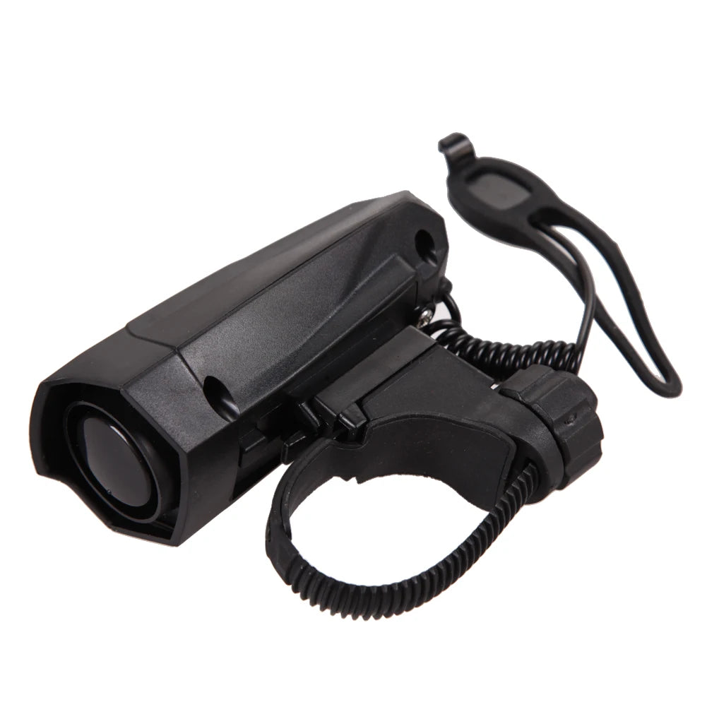 Electric Bike Horn Loud Electronic Bicycle Bell 5 Sound Modes Safe & Easy Cycling Alert for Mountain Bike Road Bike Scooters Qme